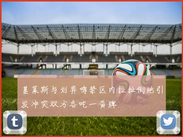 基莱斯与刘弈鸣禁区内拉扯倒地引发冲突双方各吃一黄牌